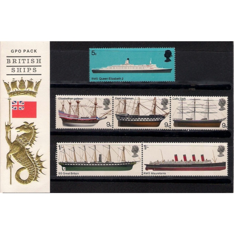 1969 british ships presentation pack Unmounted Mint Sealed