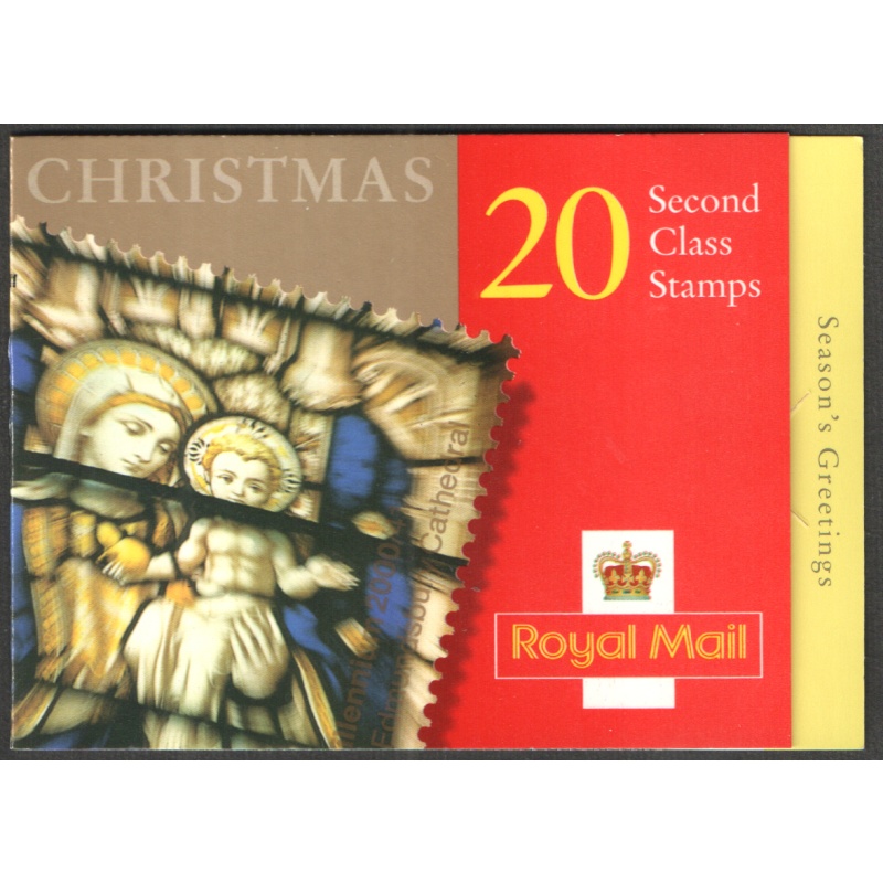 LX20 2000 Christmas Barcode Booklet - 20 x 2nd Class - With Cylinder