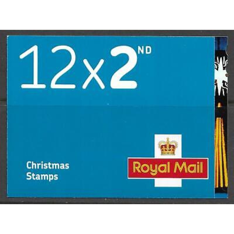 LX61 2020 Christmas Barcode Booklet 12 x 2nd Class - cyl W1