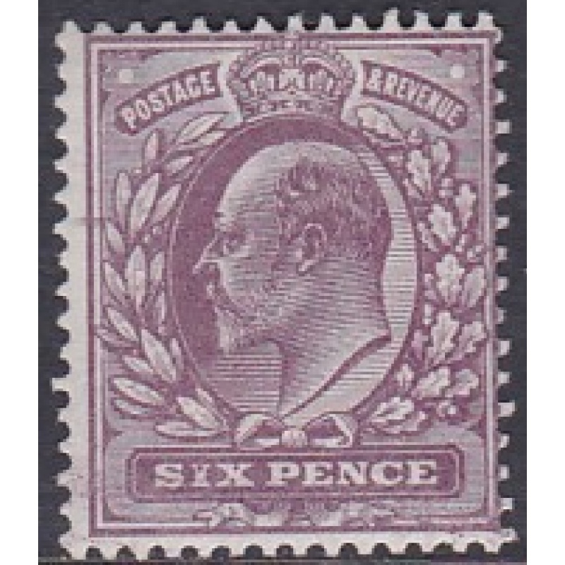 Sg248 M33(2) 6d Reddish Purple fluorescent Somerset House UNMOUNTED MINT