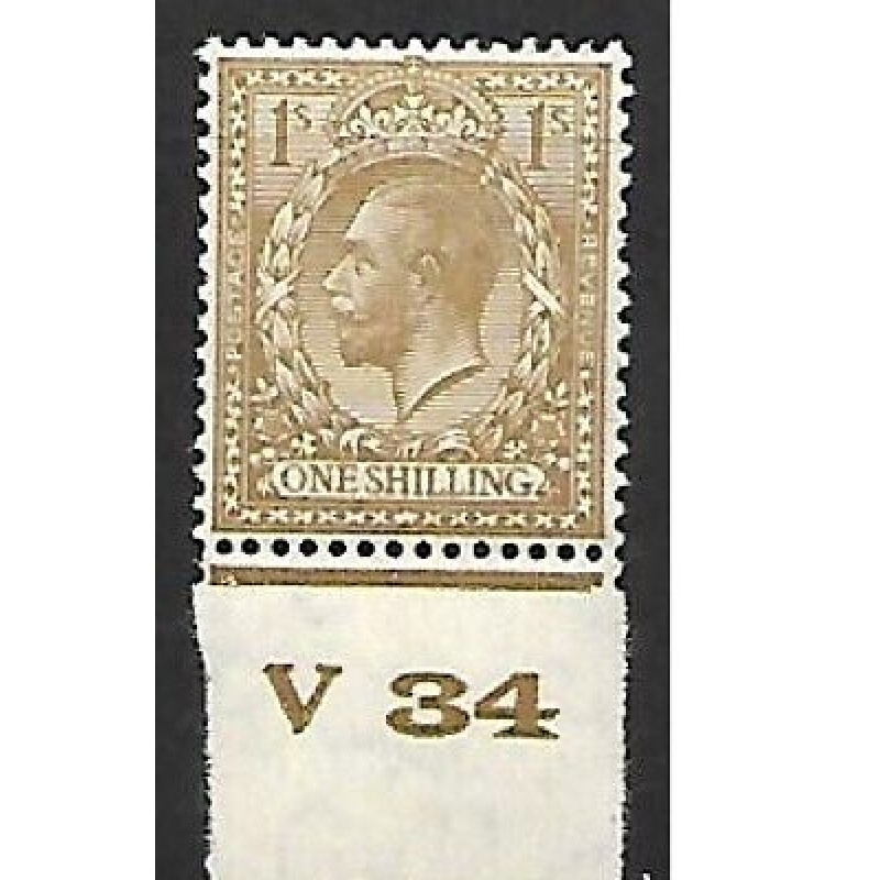 N45(2) 1 - Buff Brown Block Cypher Control V34 UNMOUNTED MINT