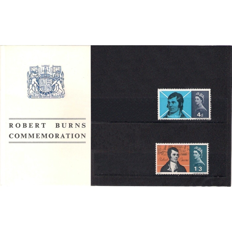 1965 Robert Burns presentation pack Unmounted Mint Sealed