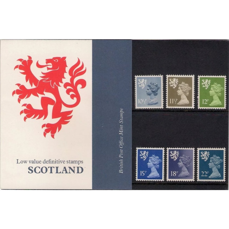 1981 Regional Definitives Scotland Pack No. 129b UNMOUNTED MINT