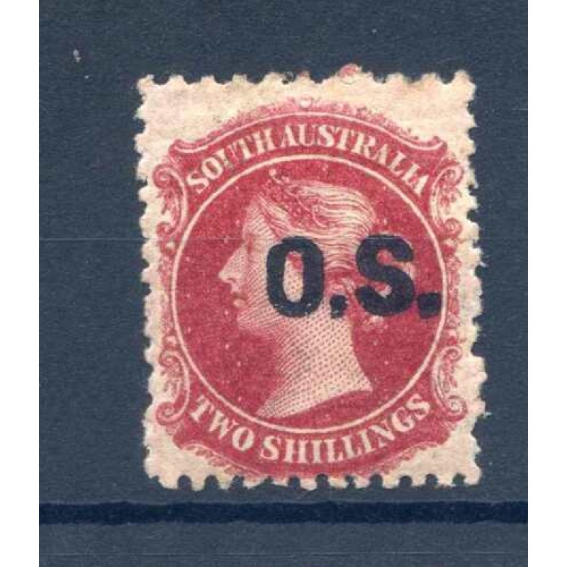 South Australia 2 - Crimson-Carmine SG013 mounted Mint