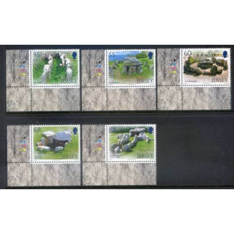 Jersey 2012 Archaeology Set SG1700 1704 Unmounted Mint