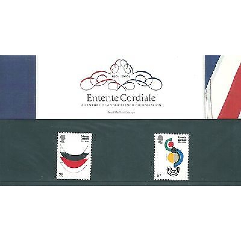 2004 Entente Cordiale Presentation pack UNMOUNTED MINT