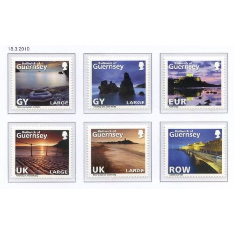 Guernsey 2010 Abstract Guernsey Set SG1321 1326 Unmounted Mint