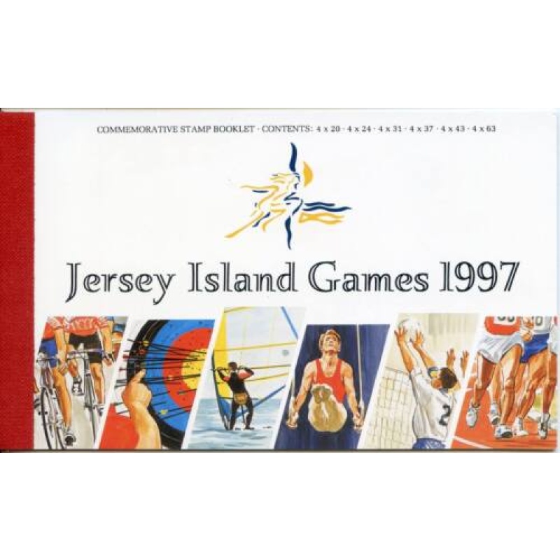 Jersey  Island Games Prestige Booklet SGSB55