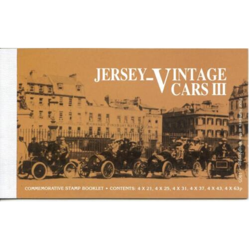 Jersey  Vintage Cars lll Prestige Booklet SGSB57