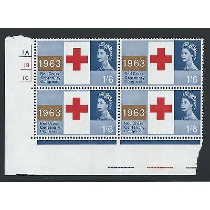 1963 Red Cross 1 6 Ord Cylinder Block - MNH