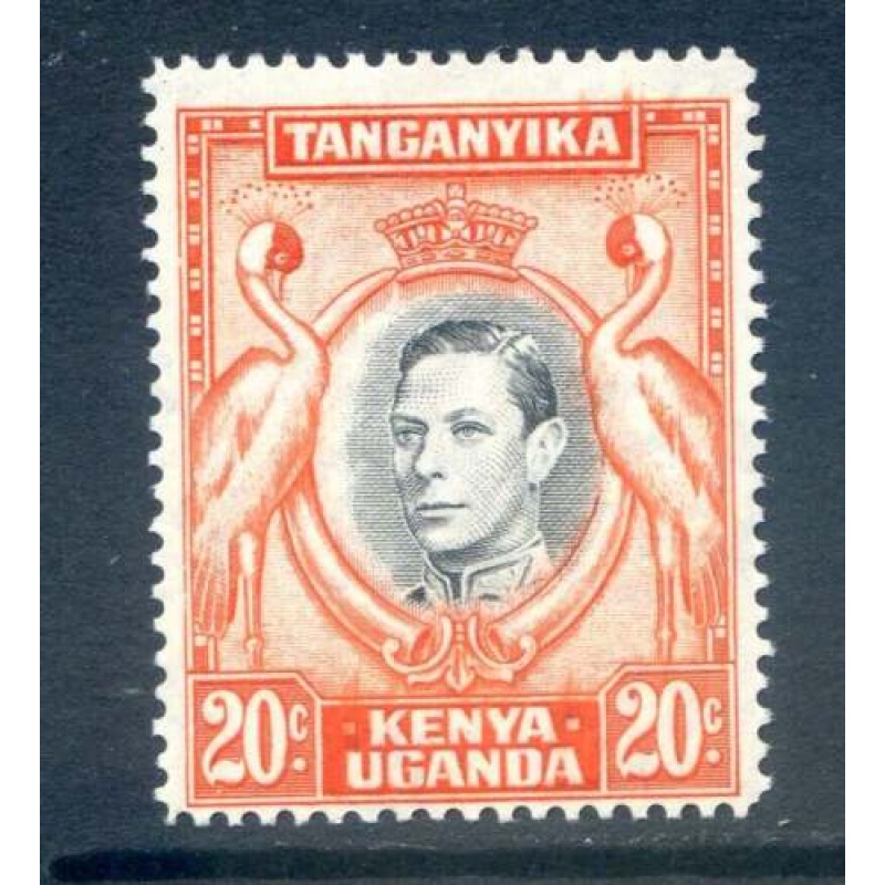 Kenya Uganda  Tanganyika 20c Black  Orange SG139a Mounted Mint