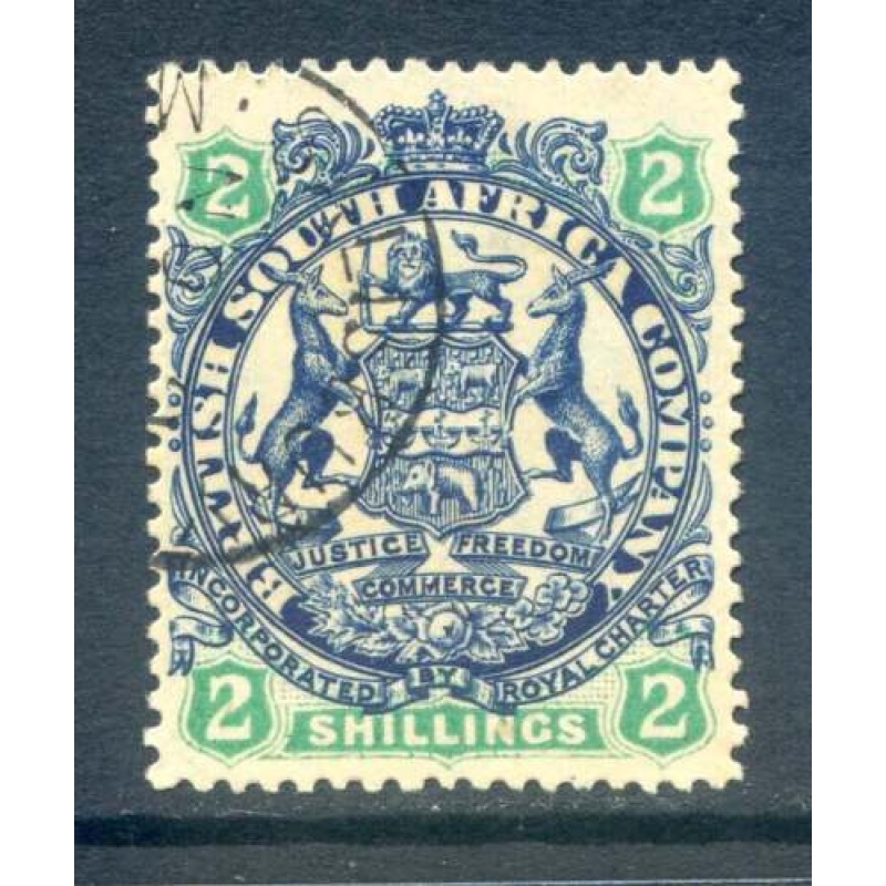 Rhodesia 2 - Indigo  Green  SG47 Fine Used