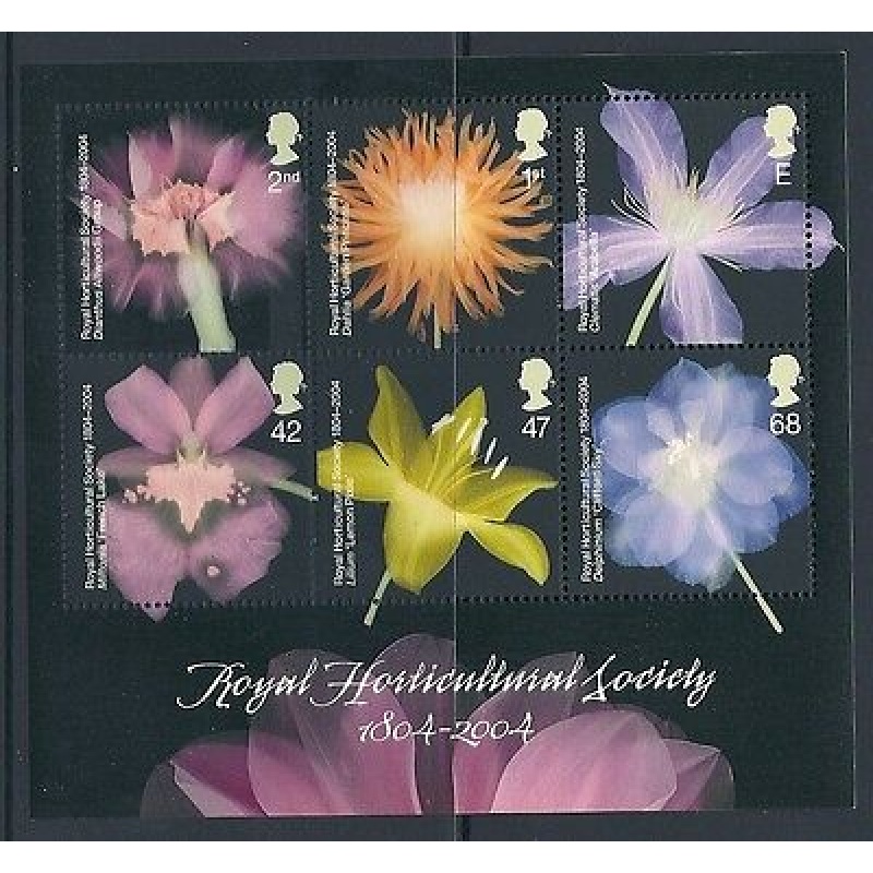 MS2462 2004 Bicentenary Royal Horticultural miniature sheet UNMOUNTED MINT MNH