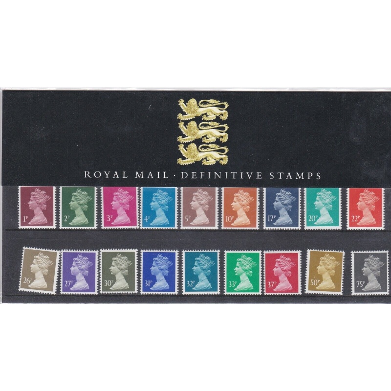 1991 Royal Mail Definitive Stamps Pack no. 24 Presentation pack UNMOUNTED MINT