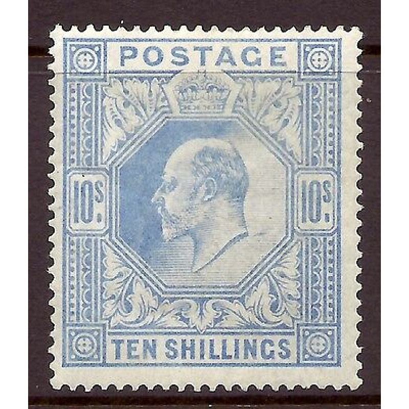 sg265 M53(1) 10 - Ultramarine De La Rue Very lightly MOUNTED MINT