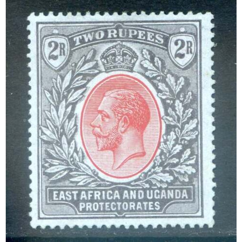 East Africa  Uganda Protectorate 2r Red  Black Blue SG54 Mounted Mint