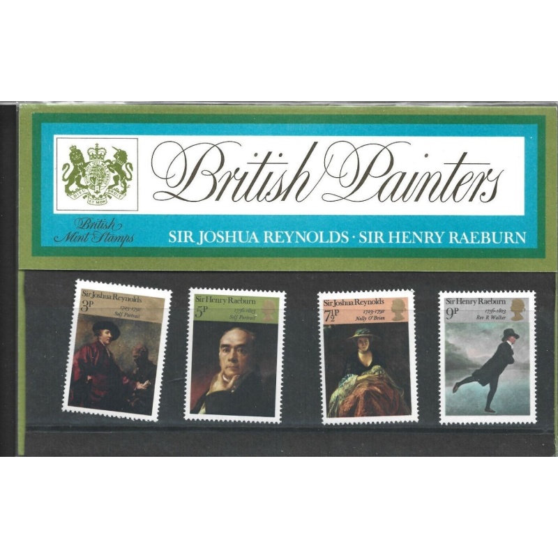 1975 British Painters presentation pack Unmounted Mint Sealed