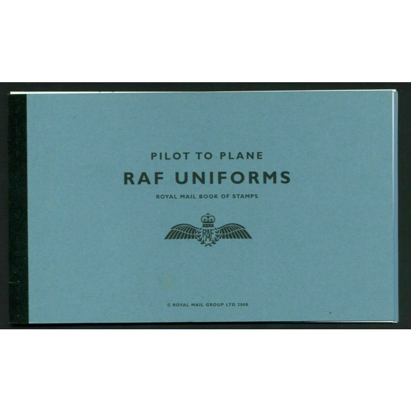 GB Prestige Booklet DX42 2008 RAF Uniforms - complete