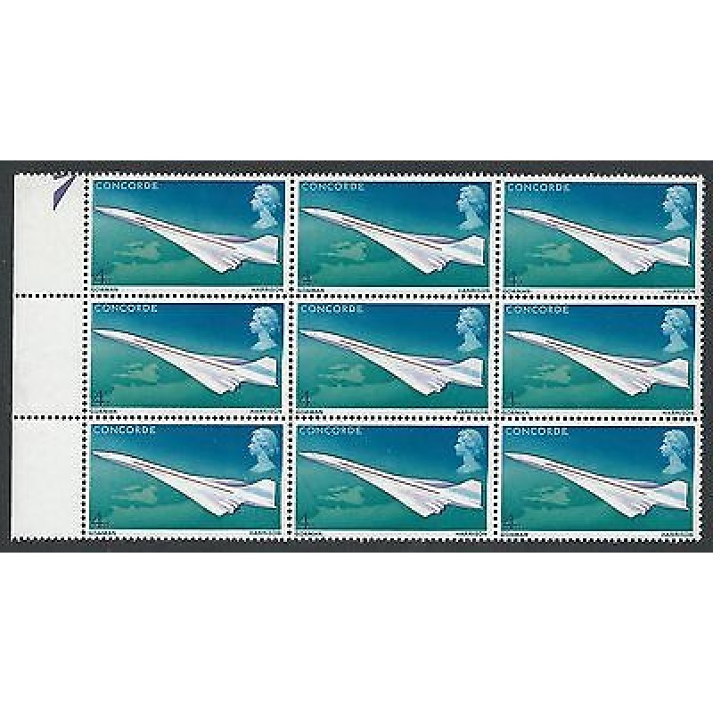 1969 Concorde 4d - Listed Flaw - Oil Slick R13 2 - UNMOUNTED MINT