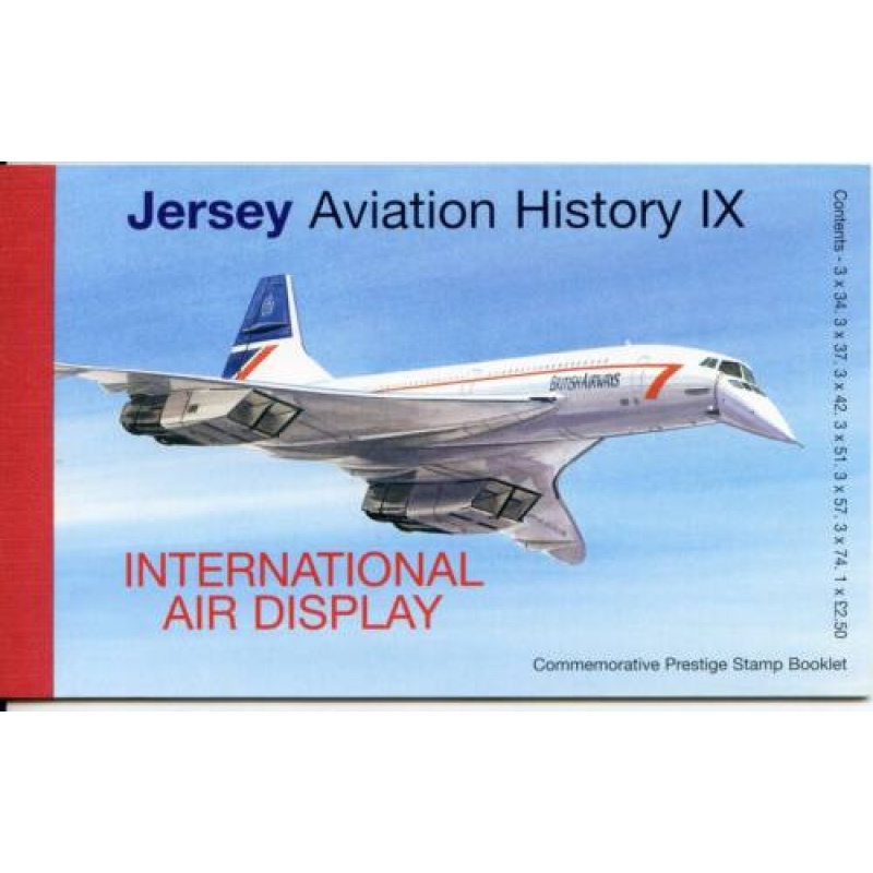 Jersey Aviation History 1X Prestige Booklet SGSB66