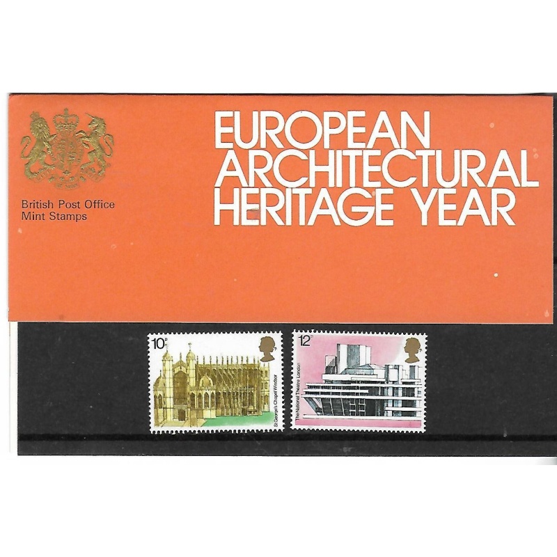 1975 European Architectural Year Presentation pack UNMOUNTED MINT