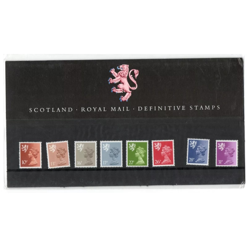 1984 Scotland Royal Mail Definitive Stamps Pack No. 6 Unmounted Mint