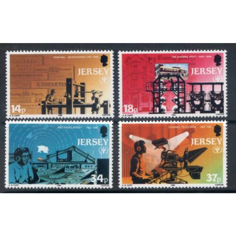 Jersey 1989 Literacy Year Set SG526 529 Unmounted mint