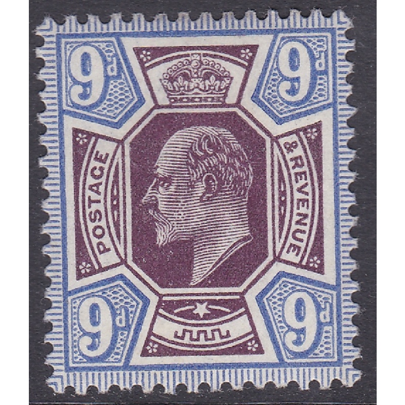 sg308 m41(4)  9d Slate purple + cobalt blue Somerset House UNMOUNTED MINT MNH