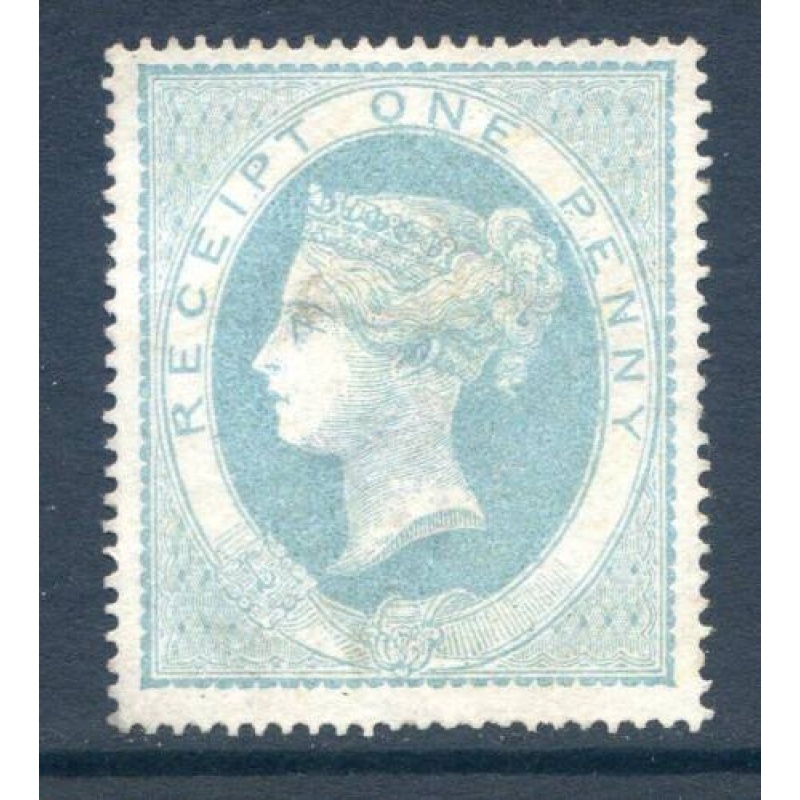 QV 1d Pale Turqoise Blue Very Fine Used Clear Profile