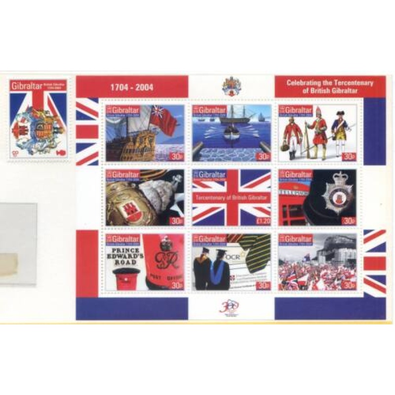 2004 Gibraltar British Gibraltar Set SGMS1077 Unmounted Mint