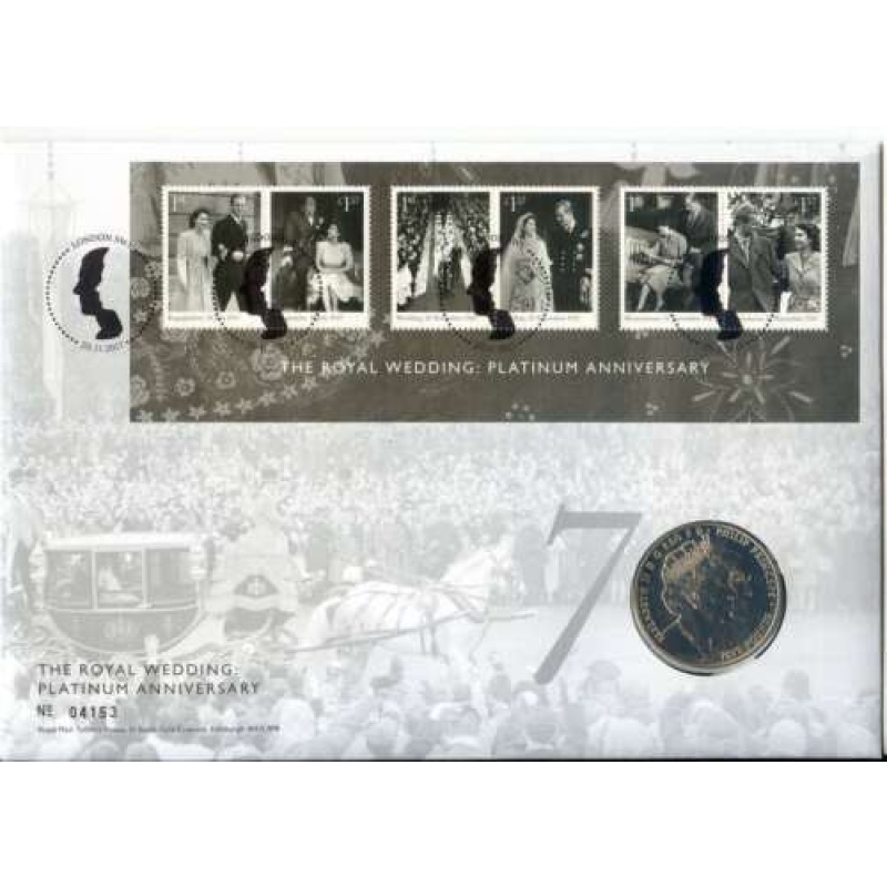 2017 The Royal Wedding Platinum Anniversary 5 Coin Commemorative Cover