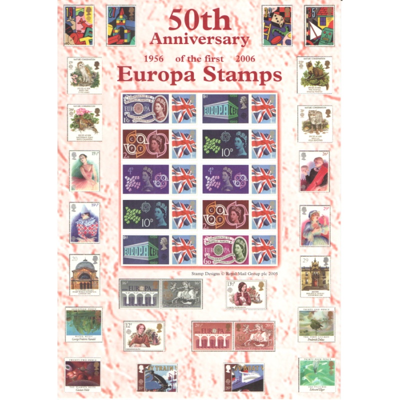 BC-90 GB 2006 Europa  Smiler sheet UNMOUNTED MINT