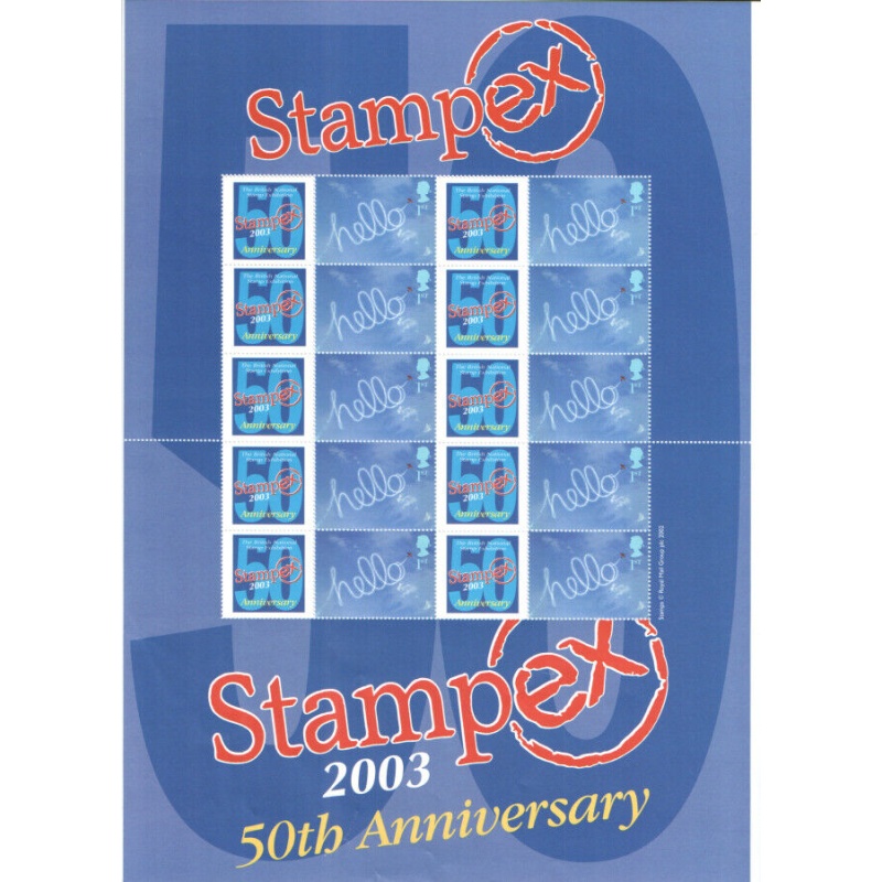 BC-010 GB 2003 Stampex Spring Smiler sheet UNMOUNTED MINT