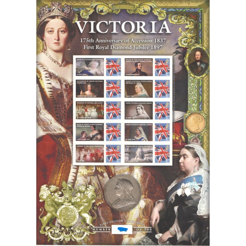 GB 2012 BC-385  Victoria smiler sheet no. 244 UNMOUNTED MINT MNH