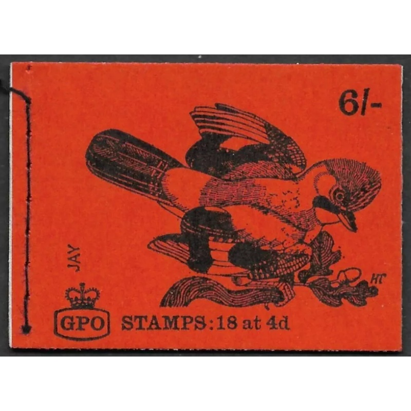 Sg QP48 6 - Jay birds series GPO Booklet with all panes UNMOUNTED MINT MNH