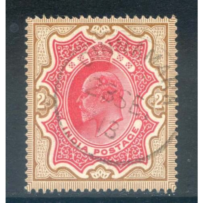 India 2r Carmine  Yellow Brown SG139 Fine Used