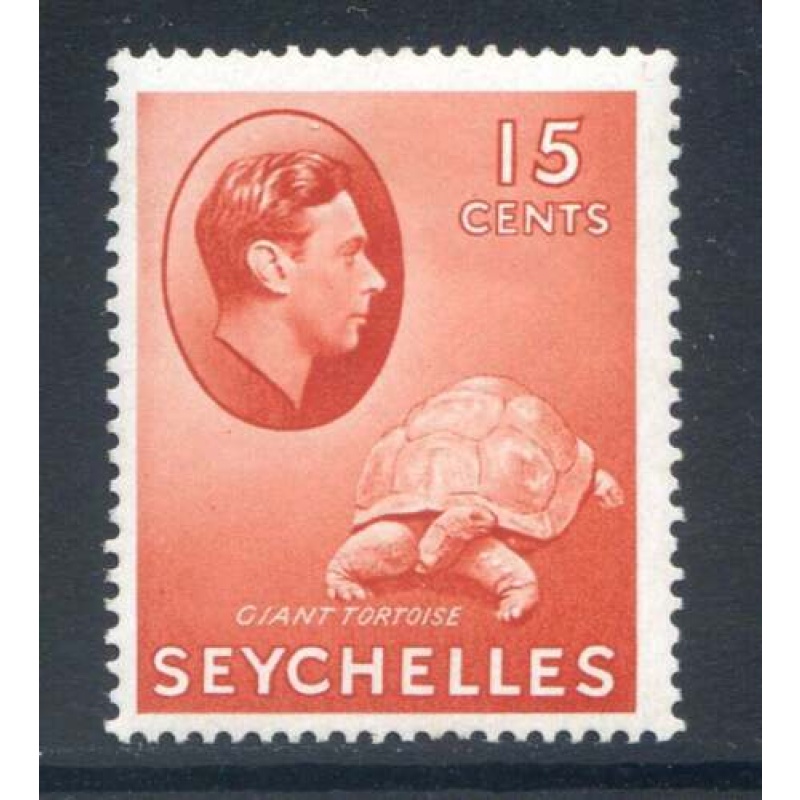 Seychelles 15c Brown Red SG139ab Mounted Mint