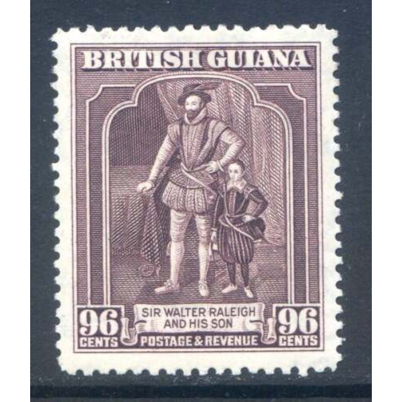 British Guiana 96c Purple SG316 Mounted Mint