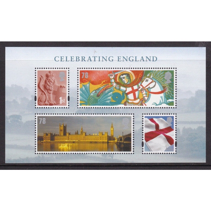 MSEN19 2007 Celebrating England miniature sheet UNMOUNTED MINT