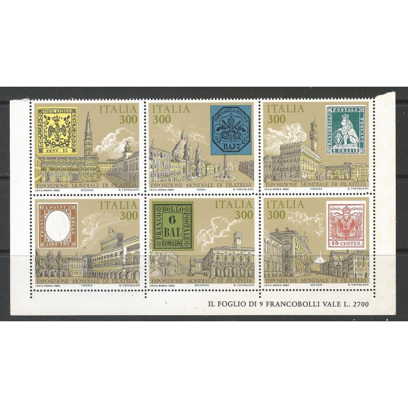 Italy 1985 mini sheet MNH