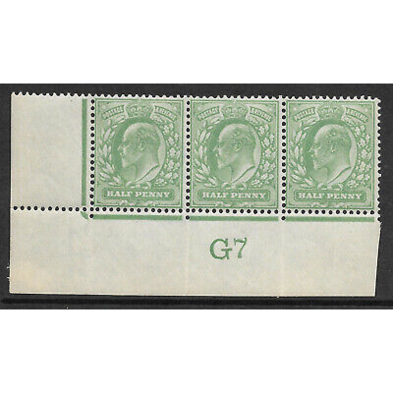 d Yellow-Green Control G7 perf type V2A Plate 34 Co-ex Rule UNMOUNTED MINT