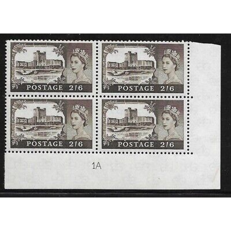 2 6 Bradbury Wilkinson Castles - Cylinder 1A UNMOUNTED MINT MNH