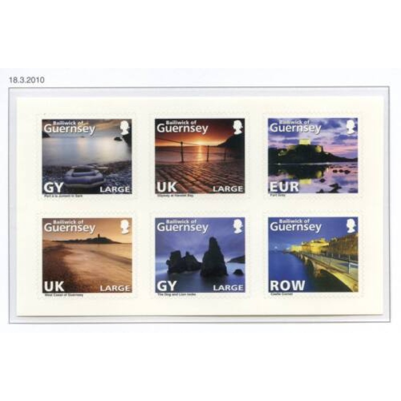 Guernsey 2010 Abstract Guernsey Set SG1327 1332 Unmounted Mint