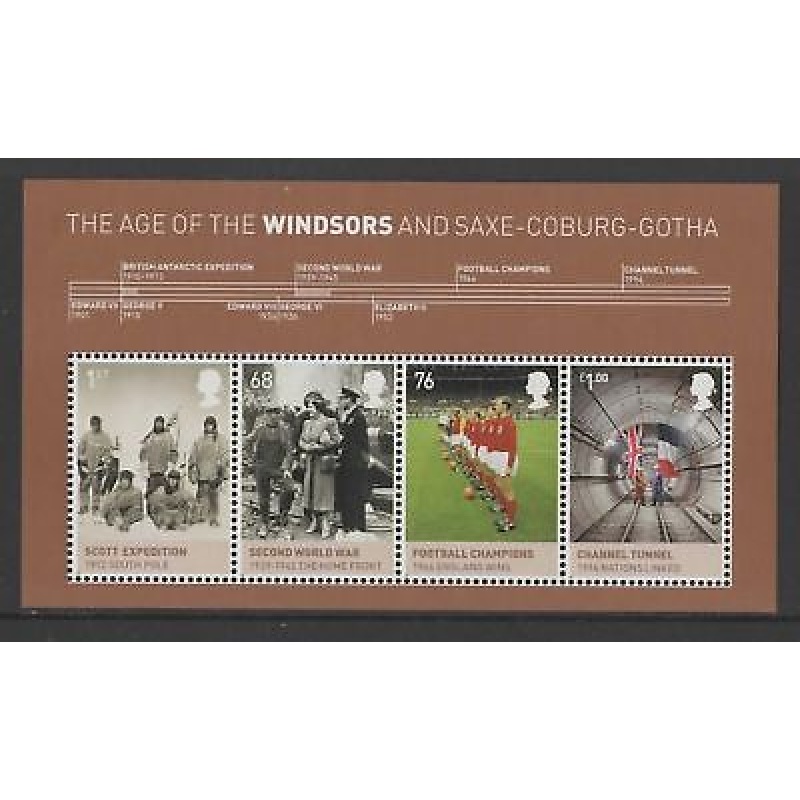 MS3270 2012 Age of Windsors miniature sheet UNMOUNTED MINT MNH