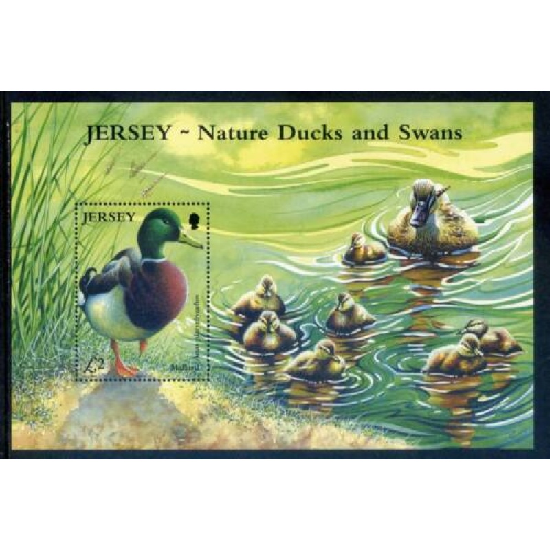 Jersey 2004 Ducks and Swans set SG1136 1142 Unmounted mint