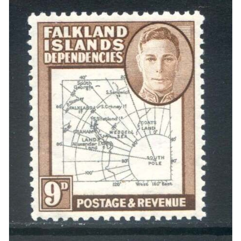 Falkland Islands Dependencies SGG15 Mounted Mint