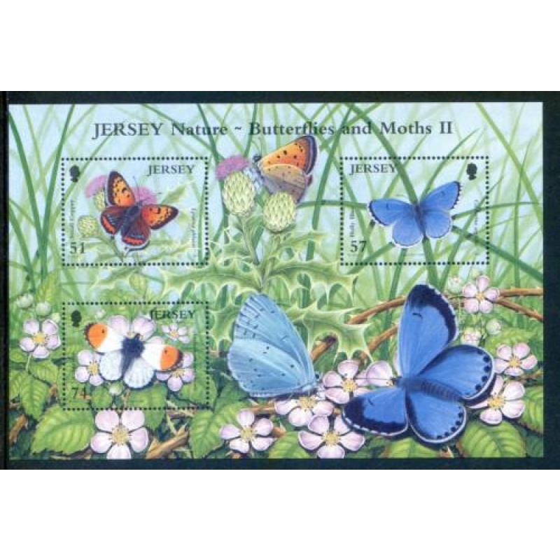 Jersey 2006 Butterflies Set SG1279 1285 Unmounted mint