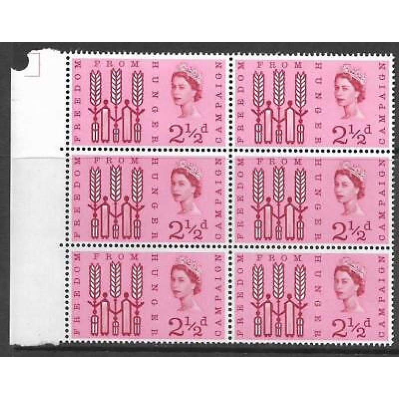 Sg 634b 1963 2d Freedom From Hunger (Ord) Listed Flaw - Broken R UNMOUNTED MINT