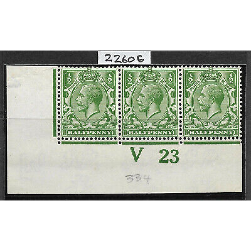 N14(-) unlisted d Deep Yellow Green Control V23 with cert UNMOUNTED MINT