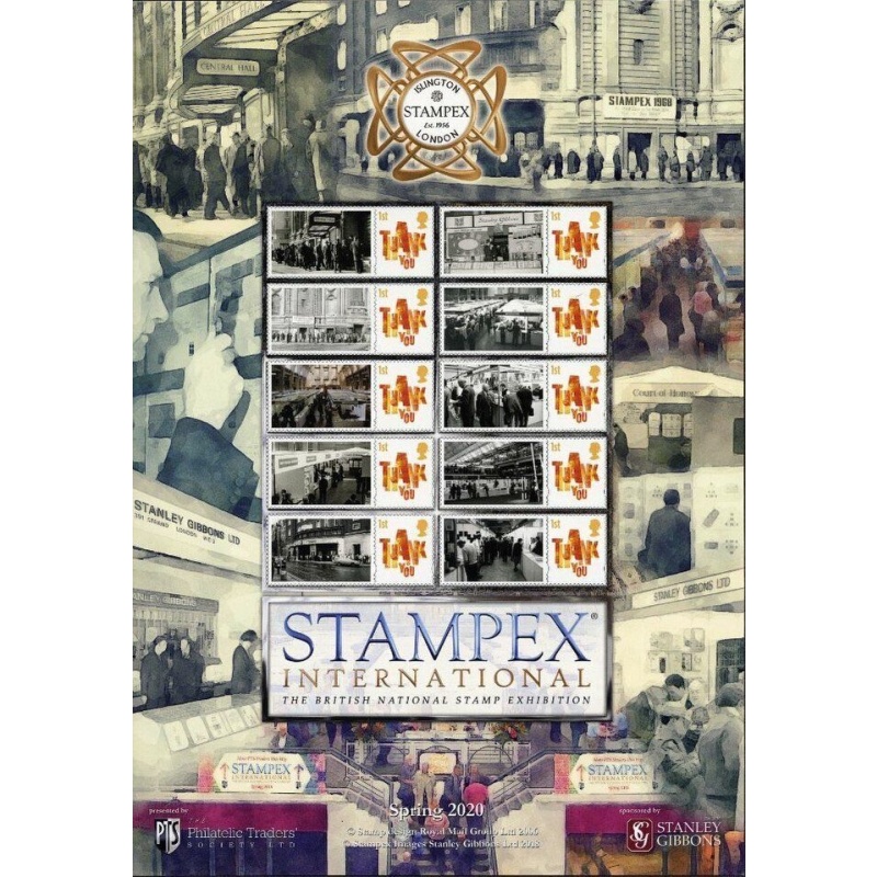 BC-522 GB 2020 Stampex international Smiler sheet UNMOUNTED MINT